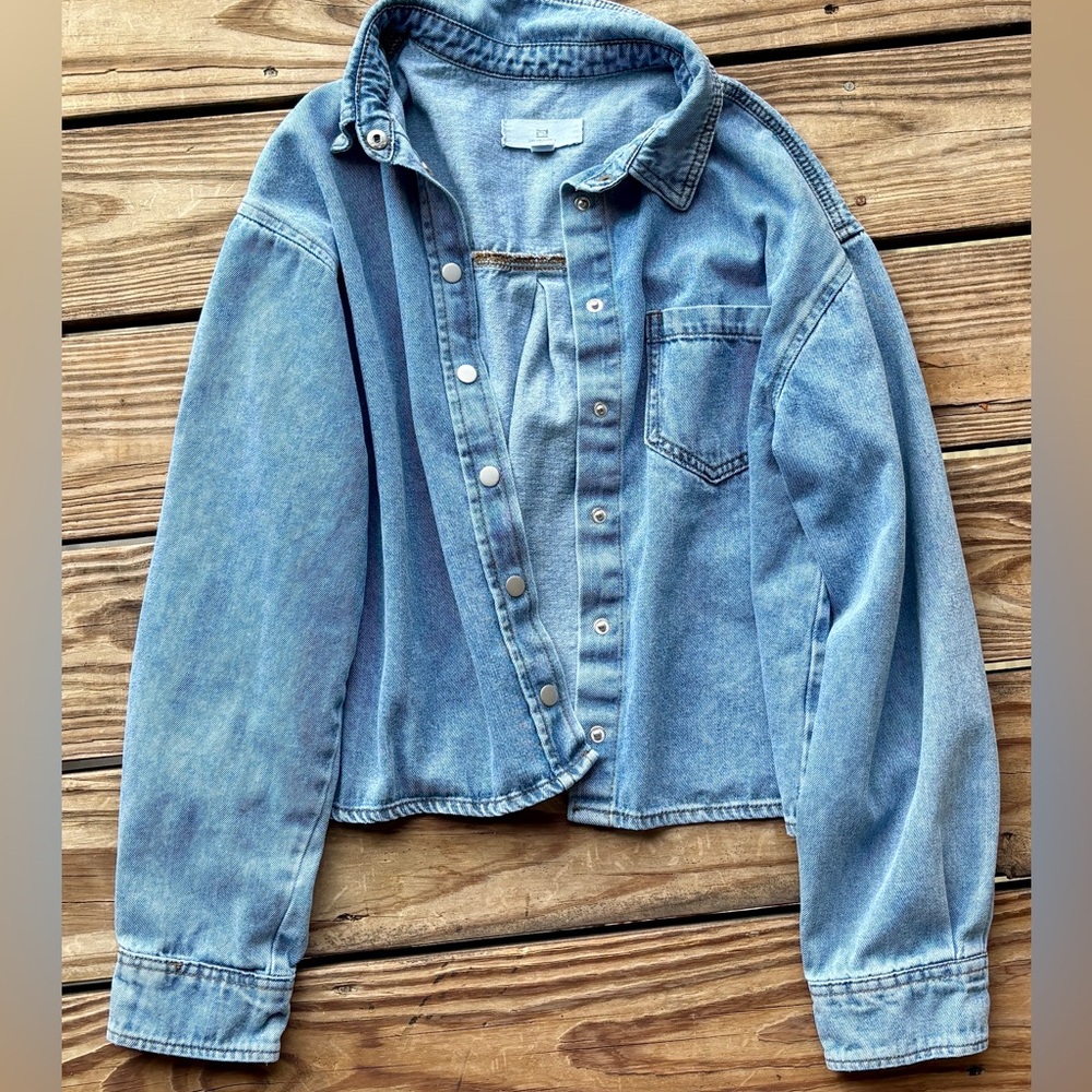 Nordstrom Blue Denim Shirt